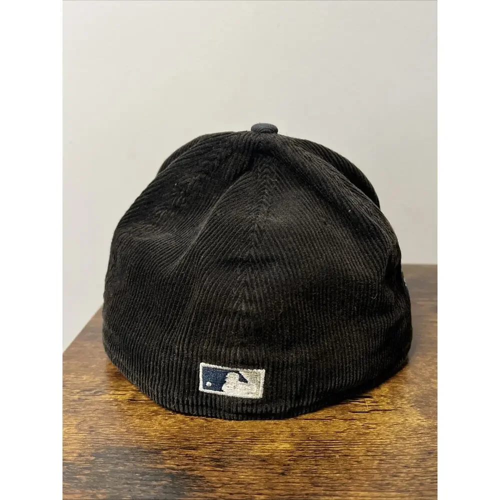 VTG Y2K HOUSTON ASTROS New Era 59FIFTY Corduroy 35th Anniversary Hat Sz 7 3/8‎